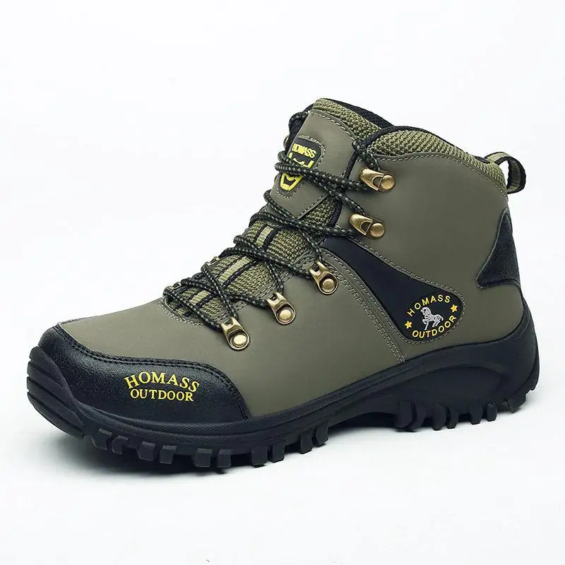 Lightweight Wear-Resistant Anti-Slip Hiking Boots Outdoor Walking Shoes Breathable Large Size Mountain Climbing Shoes