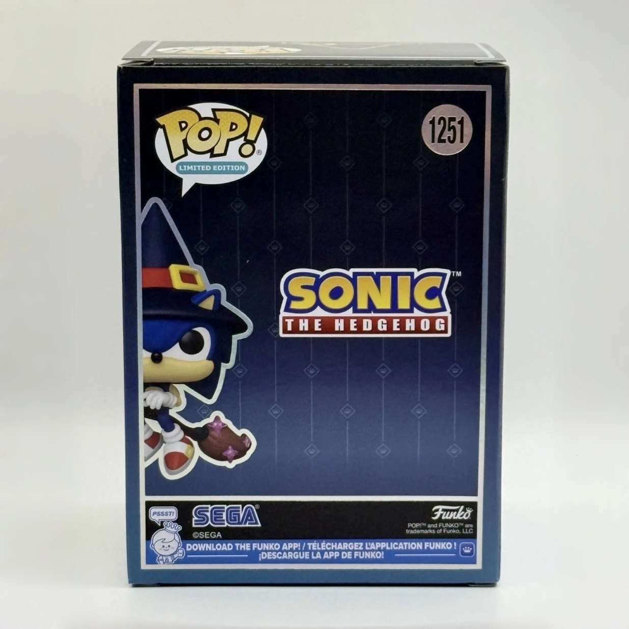Funko Pop Sonic on Broom Figure 1251 Sonic the Hedgehog Limited Edition 9500Pcs Officially Licensed Collectible Decor Gift