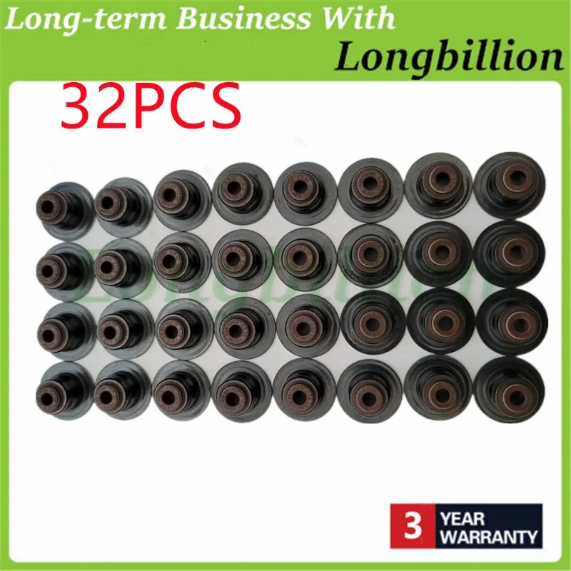 32 PCS Valve Stem Seals For Land Rover LR4 3.0T 5.0L 5.0T 508PT-V8 OEM LR078819 AJ811473 LR010753 LR038164 12033900 49331926