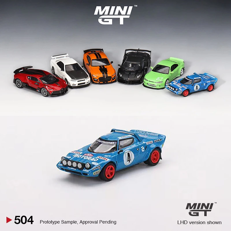 

MINI GT 1:64 Model Car HF 1979 Rally MonteCarlo Winner #4 Alloy Sport Vehicle# 504 LHD Blue