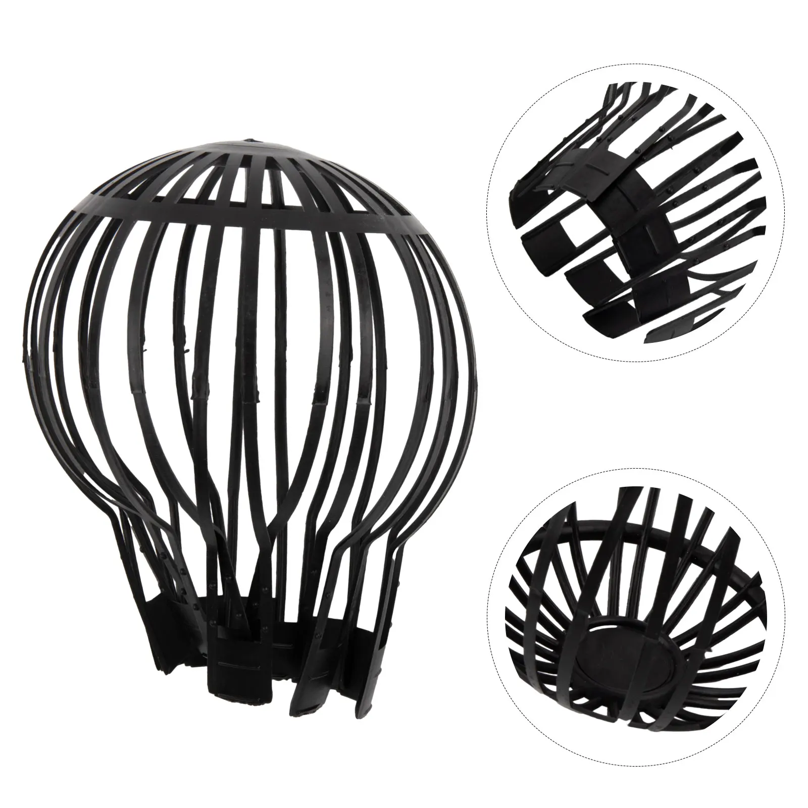 New Practical Roof Drain Parts 2/4/6pcs Accessories Black Debris Dirt Down Pipe Filter Drain Cover Protecter Fittings