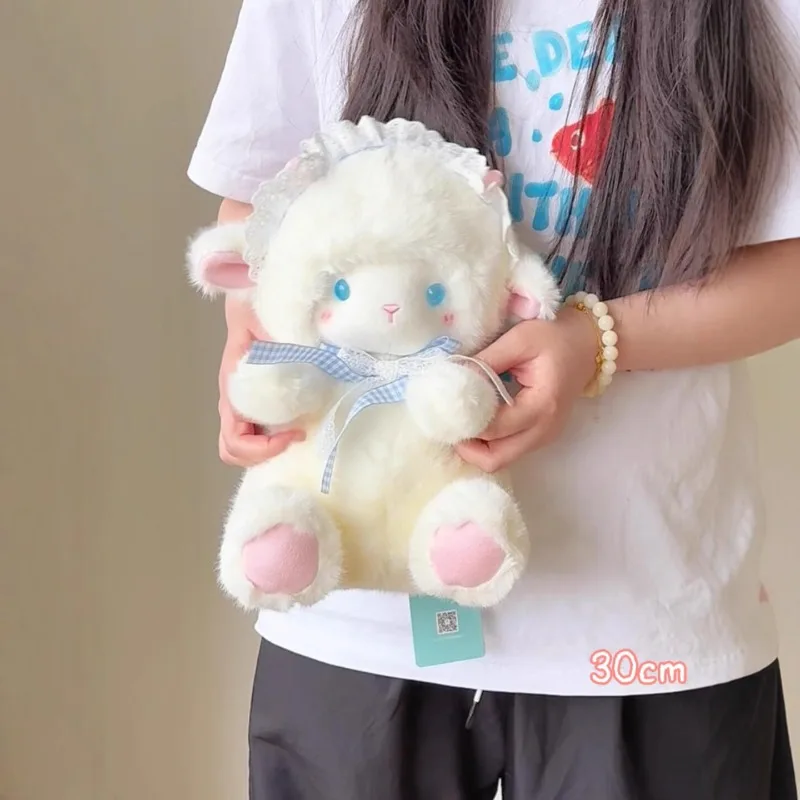 Morbido peluche di agnello angelo - Adorabile peluche per coccole e comfort |   Regalo lenitivo per il compleanno delle donne e delle ragazze