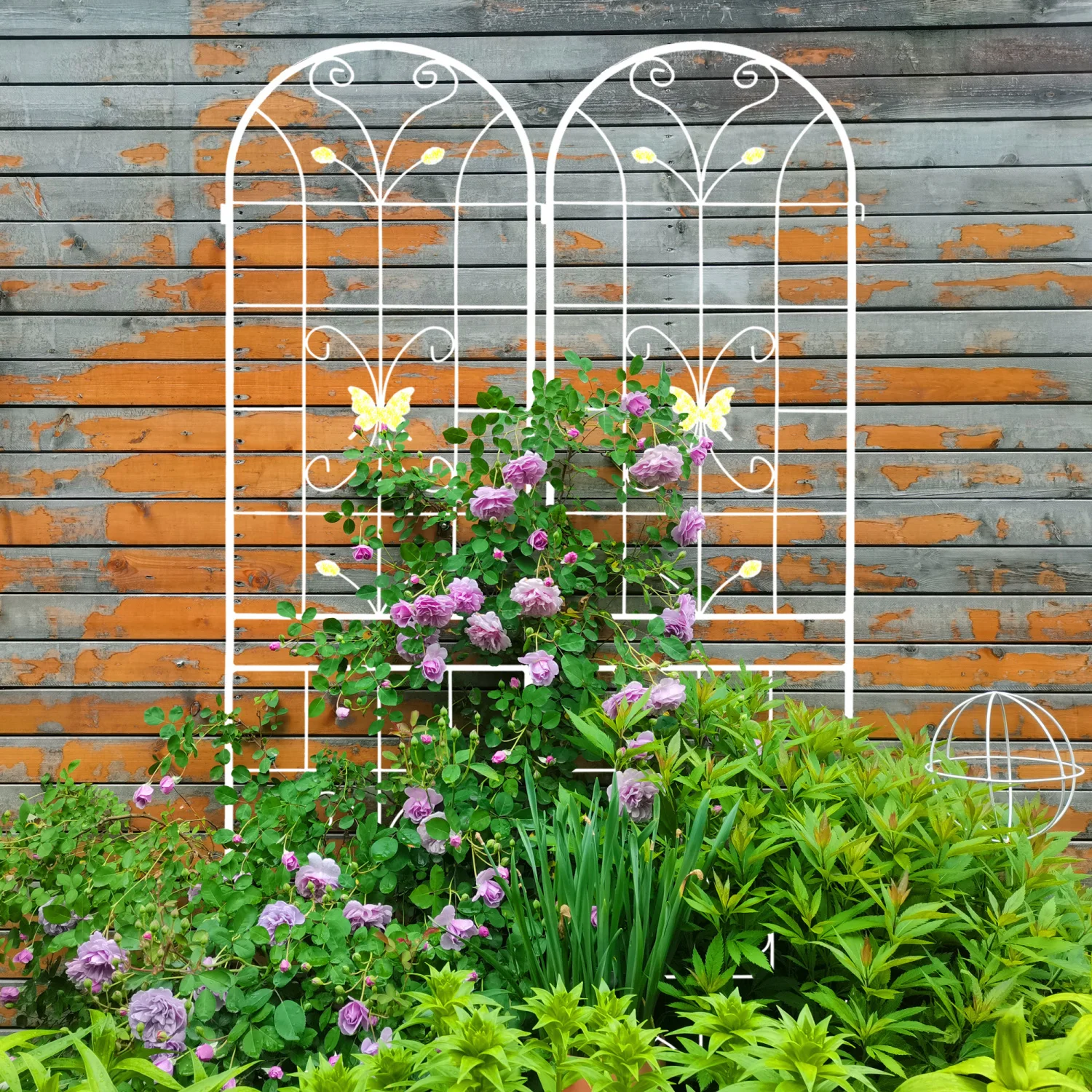 2 Pack Metal Garden Trellis 86.7