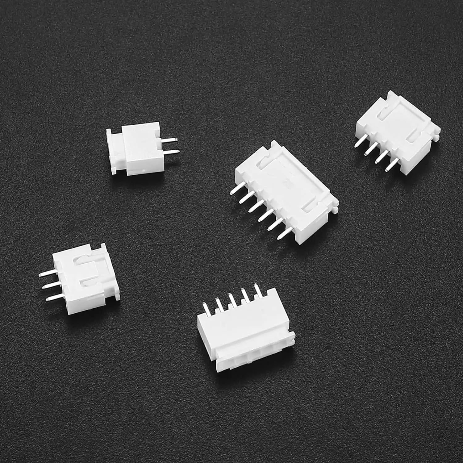 230Pcs 2.54mm JST-PH Connector Kit with 2.54mm Female Pin Header 2/3/4/5 Pin Housing Connector Adapter Plug Terminal Kit