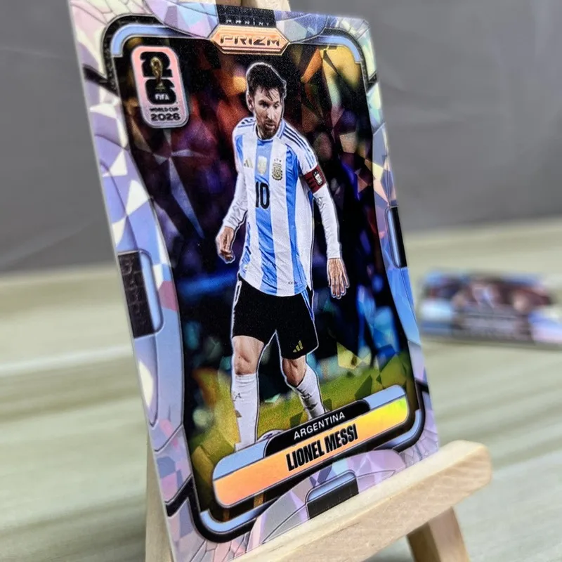 DIY Homemade High-quality Panini Football Collectible Cards Cracked Ice Cristiano Ronaldo Yamal Messi Haaland Sports Cards view 2