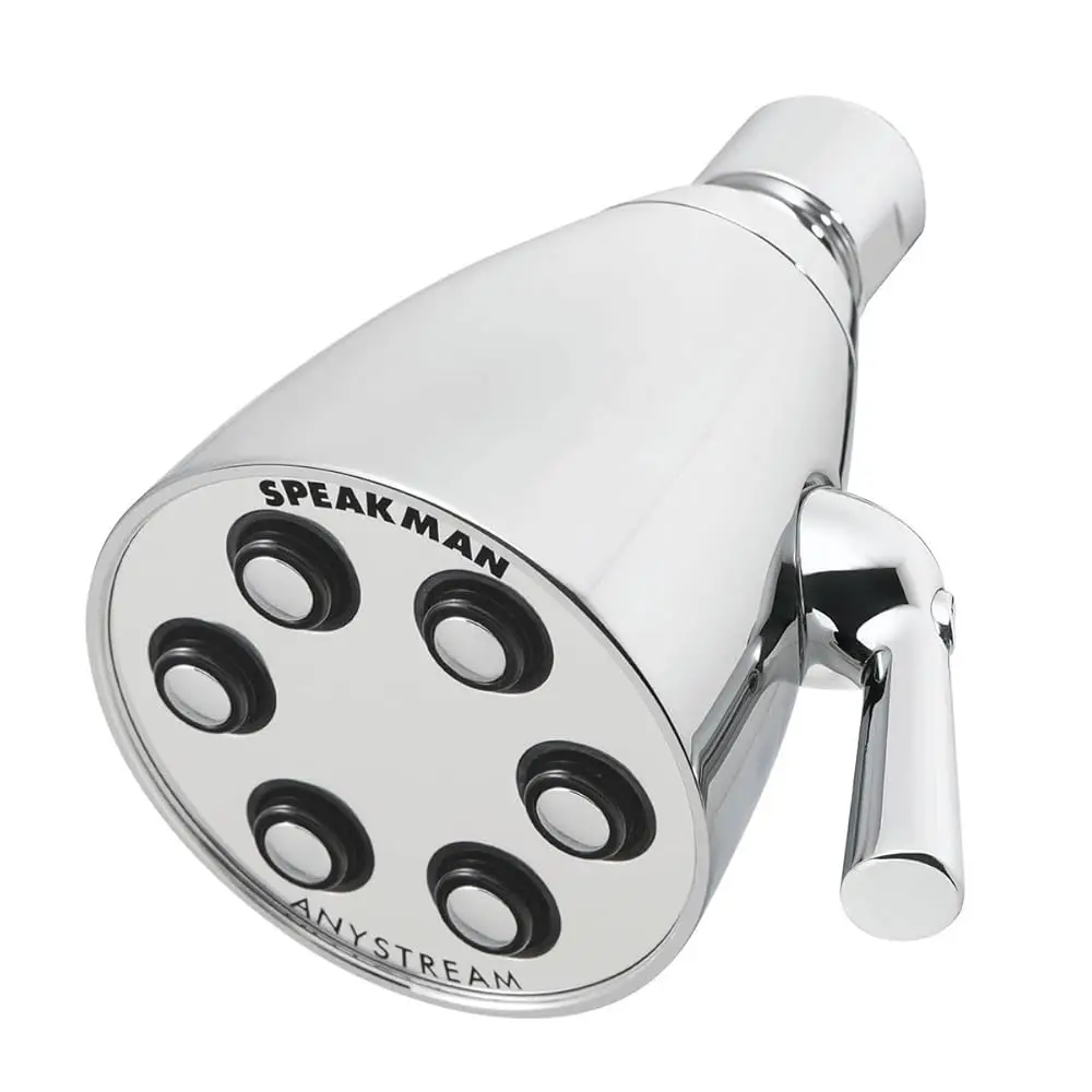 

Allexpresk, Satin S-2252-AB-E2 Signature Brass Icon Anystream Adjustable Shower Head, 2.0 GPM
