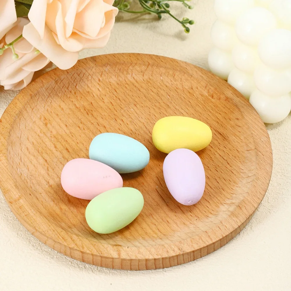 DIY Easter Egg Hanging Decora 20PC Colorful Painting Pigeon Bird Eggs Eggs for Easter Party Graffiti Egg Pendant Decor Kids Gift