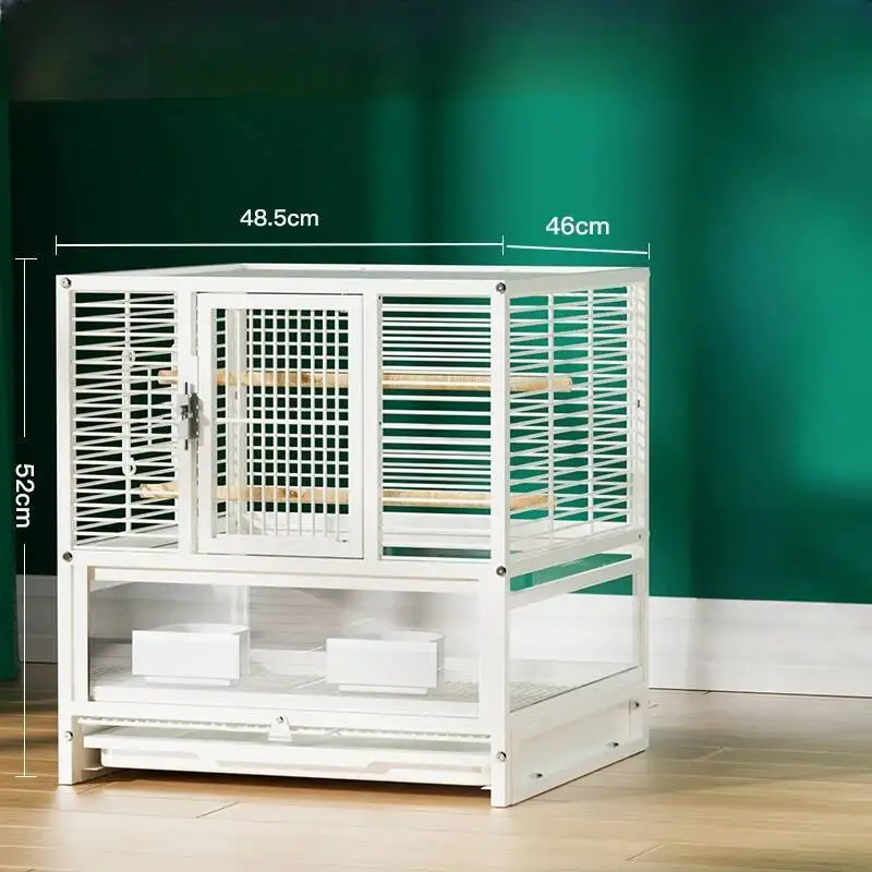 

Bird Feeder Chinchilla Cage Parrot Bag Birdhouse Outdoor Rabbits Pet Large Cages Birds Aluminum Aviary House jaula Metal Bath