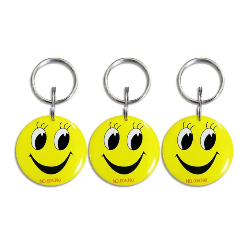 100pcs  RFID Special Shaped Tags 125KHZ EM4100 Keyfob Smile Type Used For Access Control System