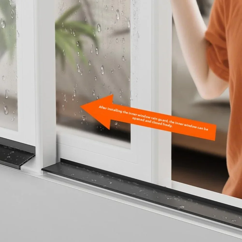 Rainproof Water Blocking Strip for Window Sash Sliding Casement Types Windproof Seal Strip for Leak Prevention