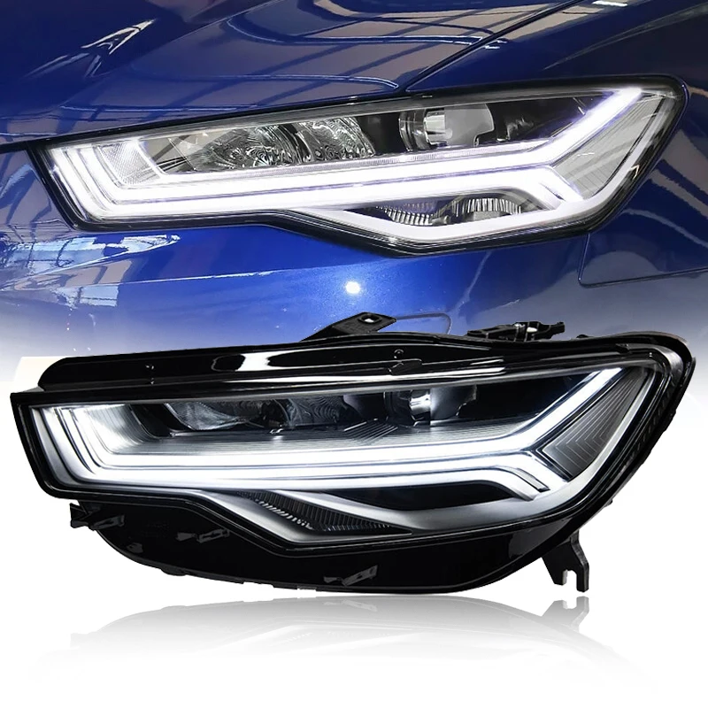 

SXLL C7 Светоизлучающие диодные фары 2012-2018 Динамический сигнал C7.5 Светоизлучающие диоды Фары Drl Автозапчасти Auto Stylin