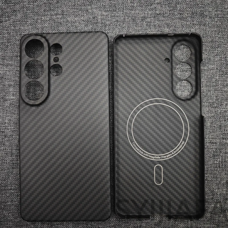Aramidowe etui magnetyczne do Samsung Galaxy S26 Ultra, etui Magsafe do Galaxy S26 S26+, magnetyczne etui z włókna węglowego i aramidu. — zdjęcie produktu 5