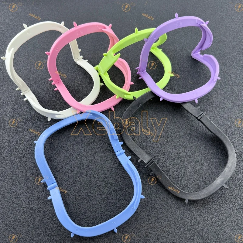 20PCS Dental Frame Rubber Arch Opener Oral Opener Foldable Plastic Stand