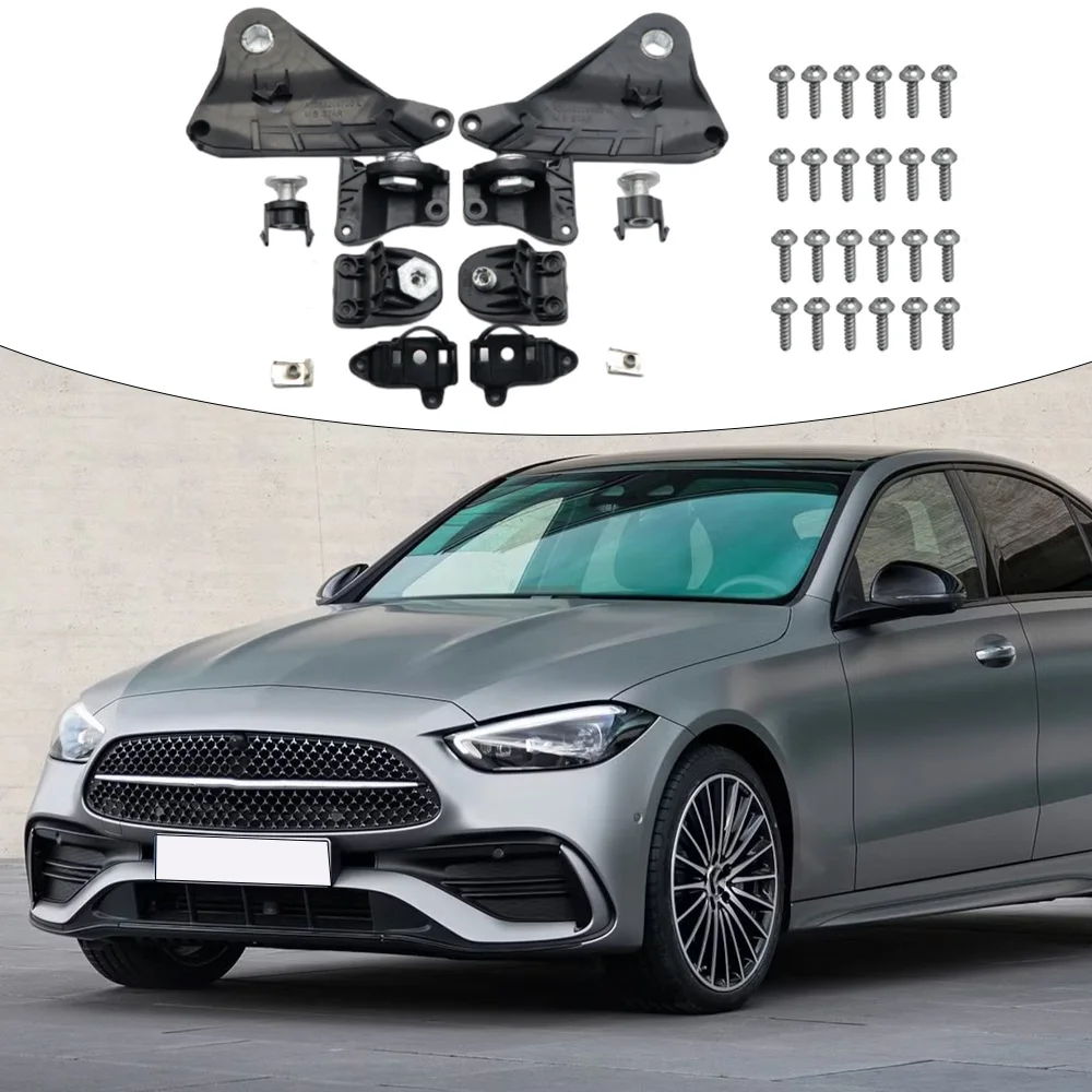 

A2068209700 A2068209800 для Mercedes-Benz C-Class W206 C200 C260L 2021 2022 2023 2024 Ремкомплект кронштейна фар с винтами