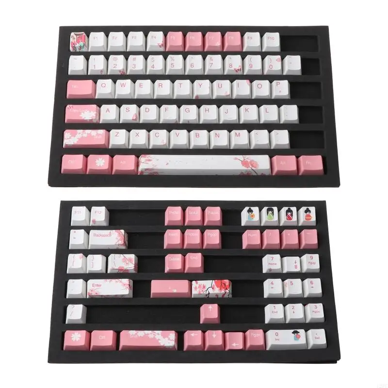 

12pc Ergonomic Keycaps Высота oem Высота PBT -клавиша для механических клавиатур 104 Ключ
