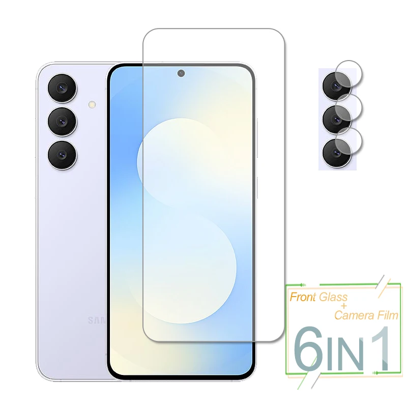 

Для Samsung Galaxy S25 FE Стекло Samsung S25 FE Защитная пленка для экрана Закаленное стекло Защитная пленка для объектива камеры Для Samsung S25 FE