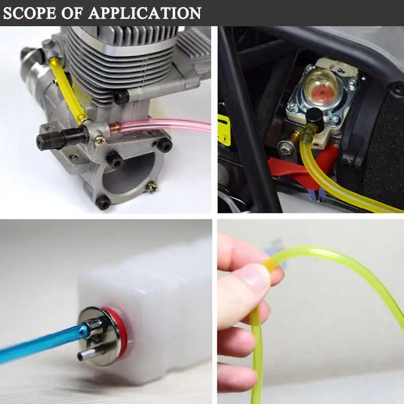 Flexible Fuel Hose 2x3.5/2x4/2.5x5/3x5/3x6/4x6/5x8/6x8/7x10mm TPU Fuel Line for Car Motorcycle Fuel Tank & Model Aircraft Engine image 6