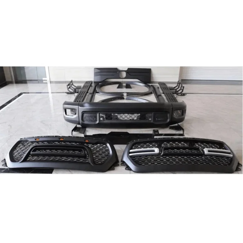 

2019 RAM 1500 FRONT BUMPER GRILLE FLARE SIDE STEP DOOR MOLDING FACELIFT BODY KIT RAM 1500 2019