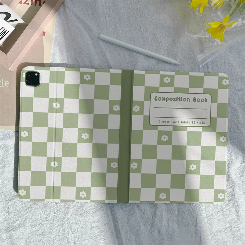 Flower Book Painting con portamatite custodia Funda per iPad Air 5th 4th 10.9 iPad Pro 11 10.2 8 9th Air3 pro10.5 10th 2022 Case