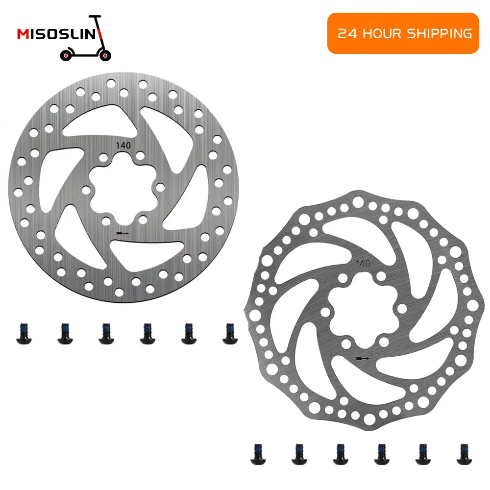 140mm 6 holes Brake Disc Rotor Universal for ZERO 10X/Dualtron/Kaabo Mantis/Inokim/Speedway/Rockway Electric Scooter Accessories