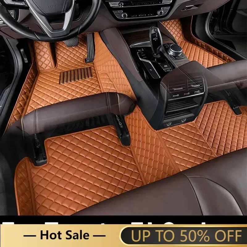 Car Mats For Toyota FJ Cruiser XJ10 2007~2022 Auto Durable Carpet Rugs Leather Mat Waterproof Floor Pad Full Set Car Accessories