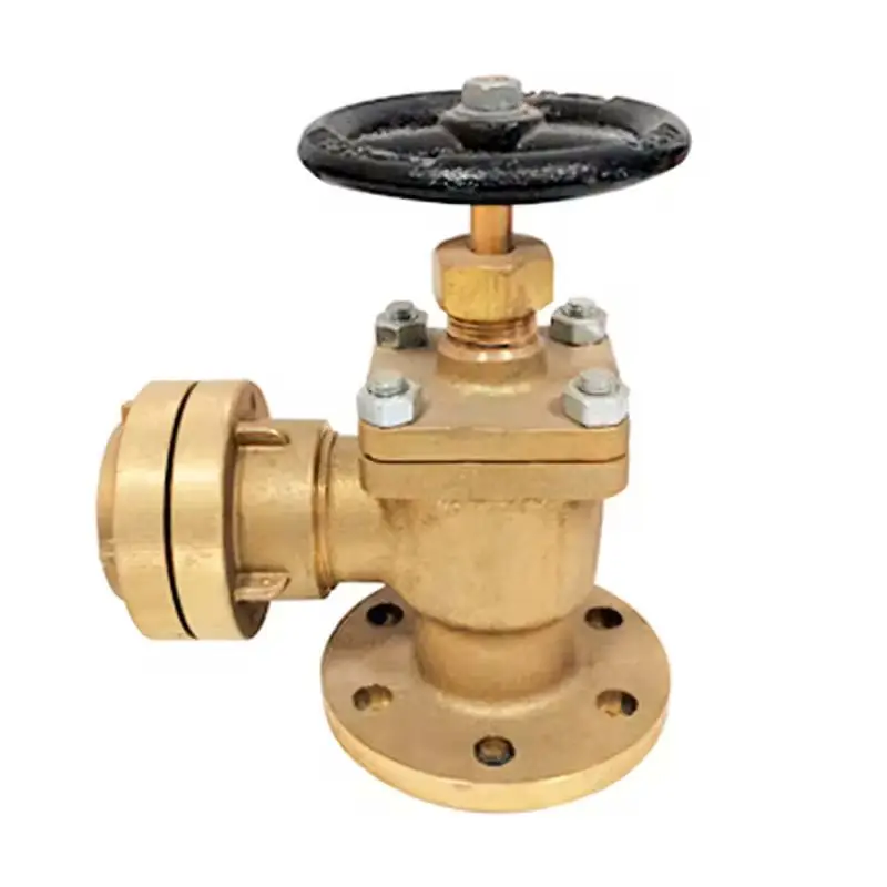 Hot Sale Firefighting Equipment Accessory Rough Bronze Brass Marine Straight Hydrant Valve
