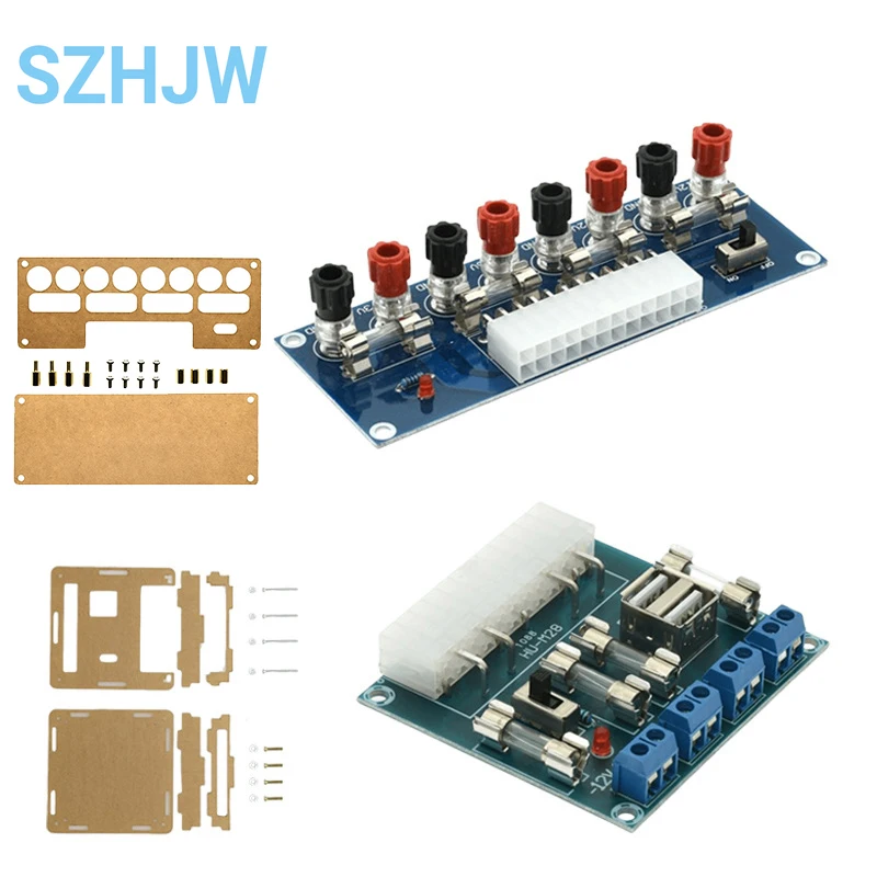 Transferência ATX para Placa Adaptadora, Circuito de Alimentação, Módulo de Saída, Terminal de Saída, Chassi Desktop PC, XH-M229, HU-M28W, 24Pin