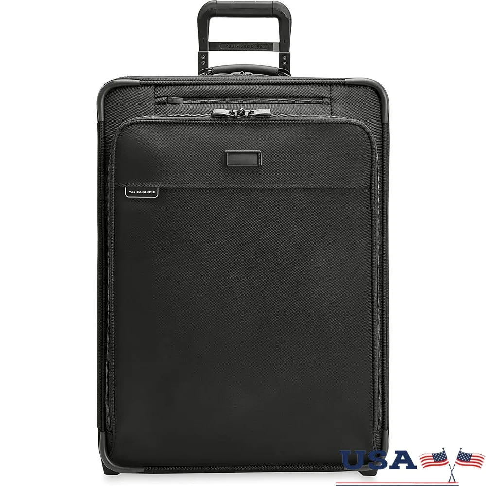 

Medium Expandable Luggage Softside Rolling Suitcase Travel Bag with Wheels Self-Repairing Zipper Efficient Organization Durable