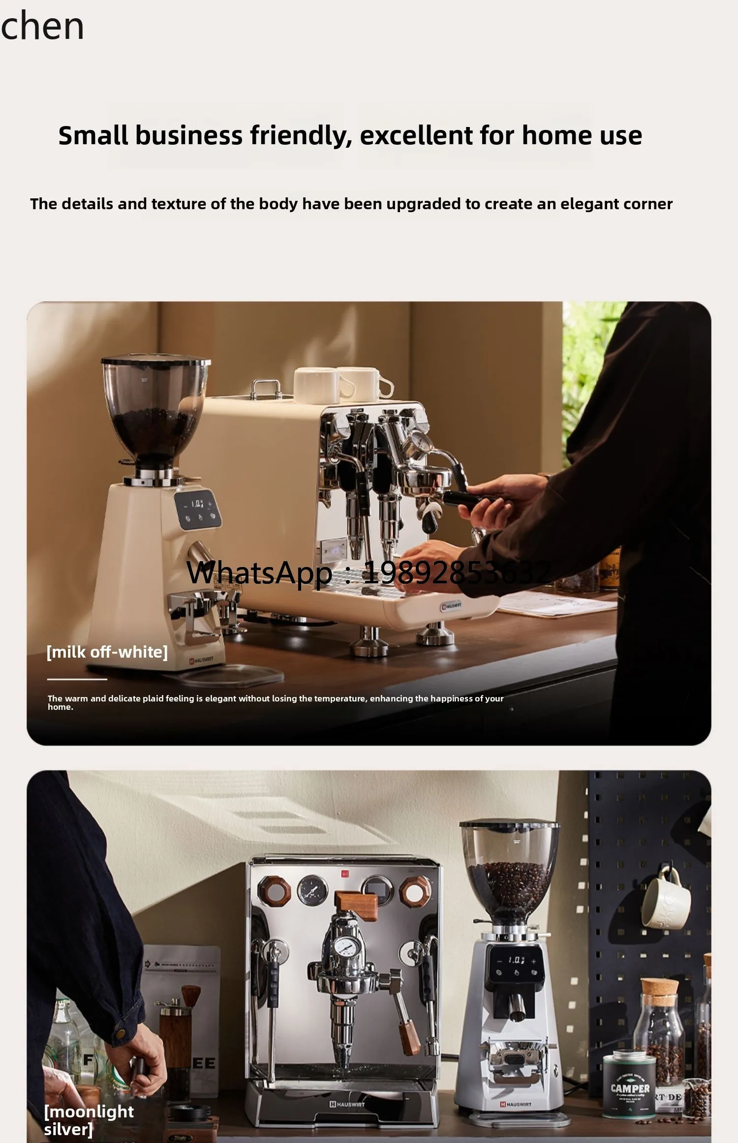 Bean Grinder Home Business Automatic Grinder Cooking Machine Double Bean Warehouse Coffee Machine