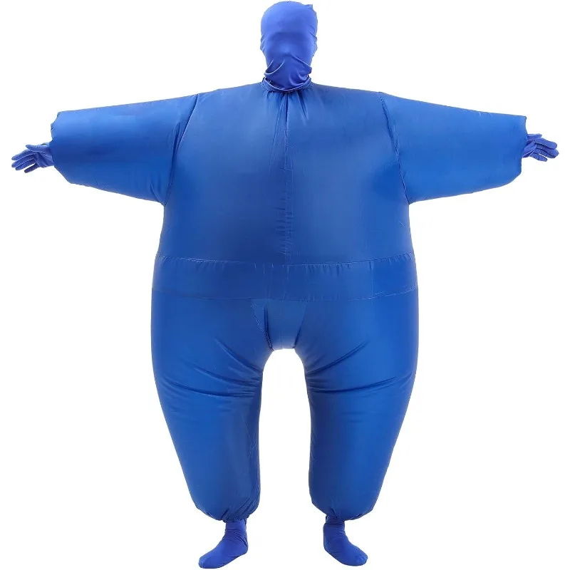 

Inflatable Masquerade Costume Full Body Suit Air Blow up Cosplay Jumpsuit Suit Masked Man Cos Masquerades Ball for Adults
