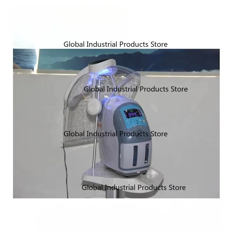 Facial Machine With Led Dome & Seven Color Lamp Pure O2 Mask For Head Face Mois…