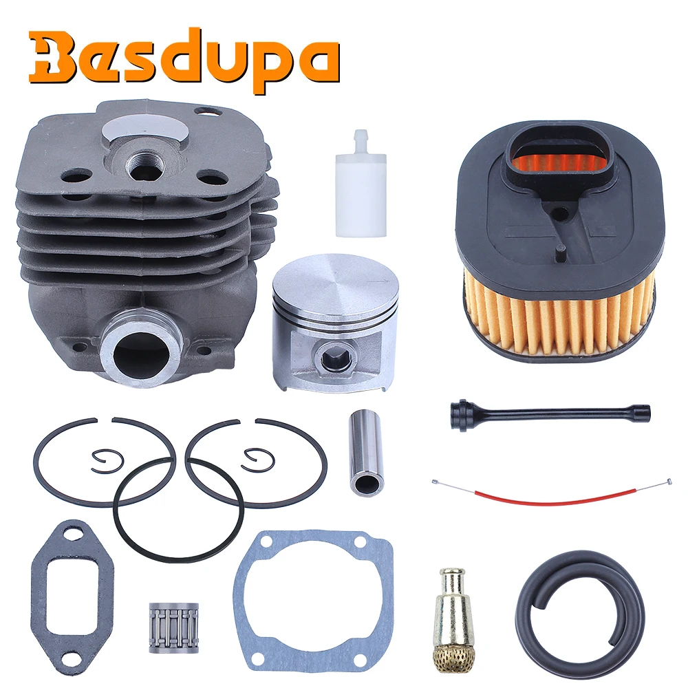 

50mm Cylinder Piston For Husqvarna 372XPW 362 371 For Chainsaw HD Filter Tune Up Kit Air Filter Gaskets
