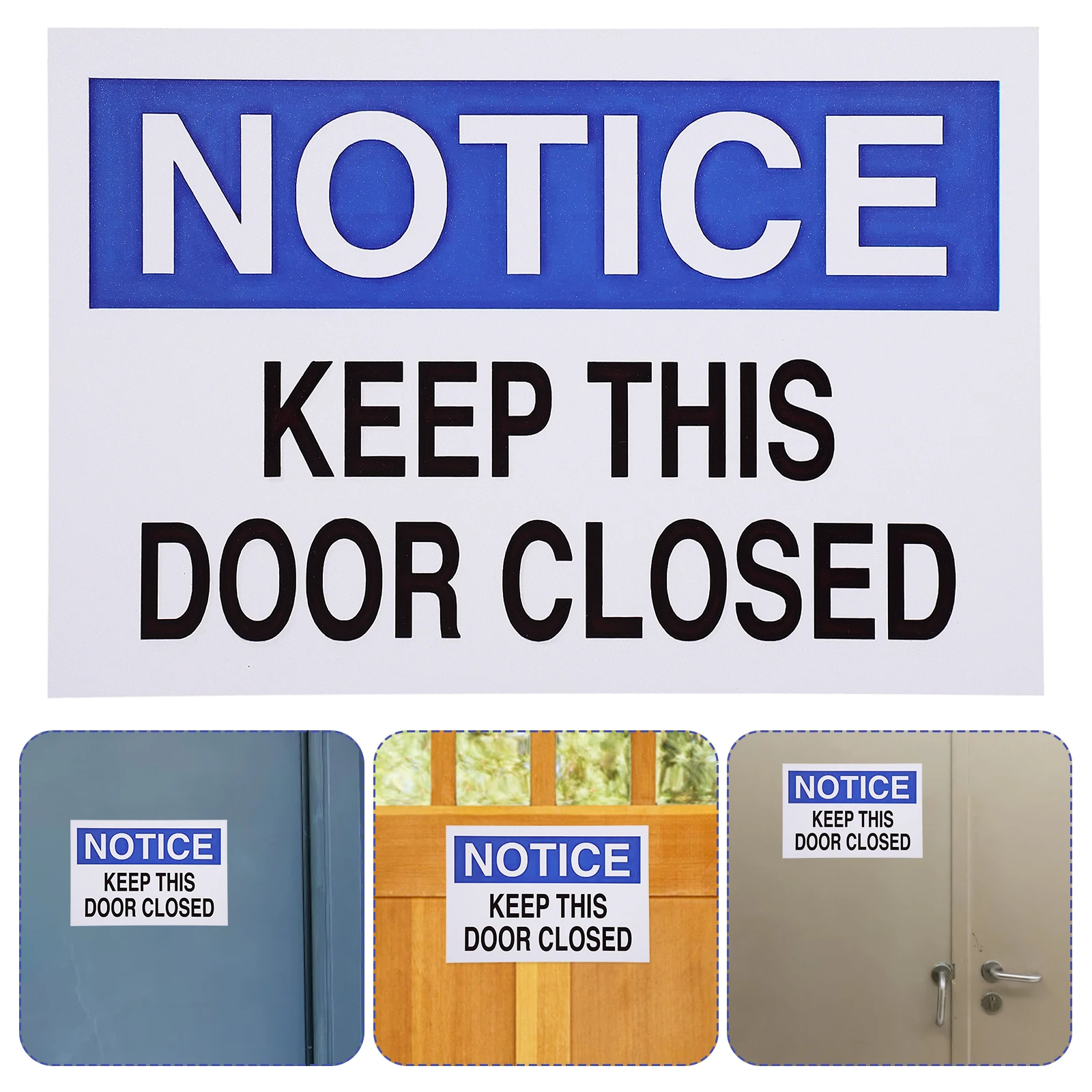 

Keep Closed Aluminum Notice Closed Plate Sign For Office Door Warning Notice Traffic Safety Sign