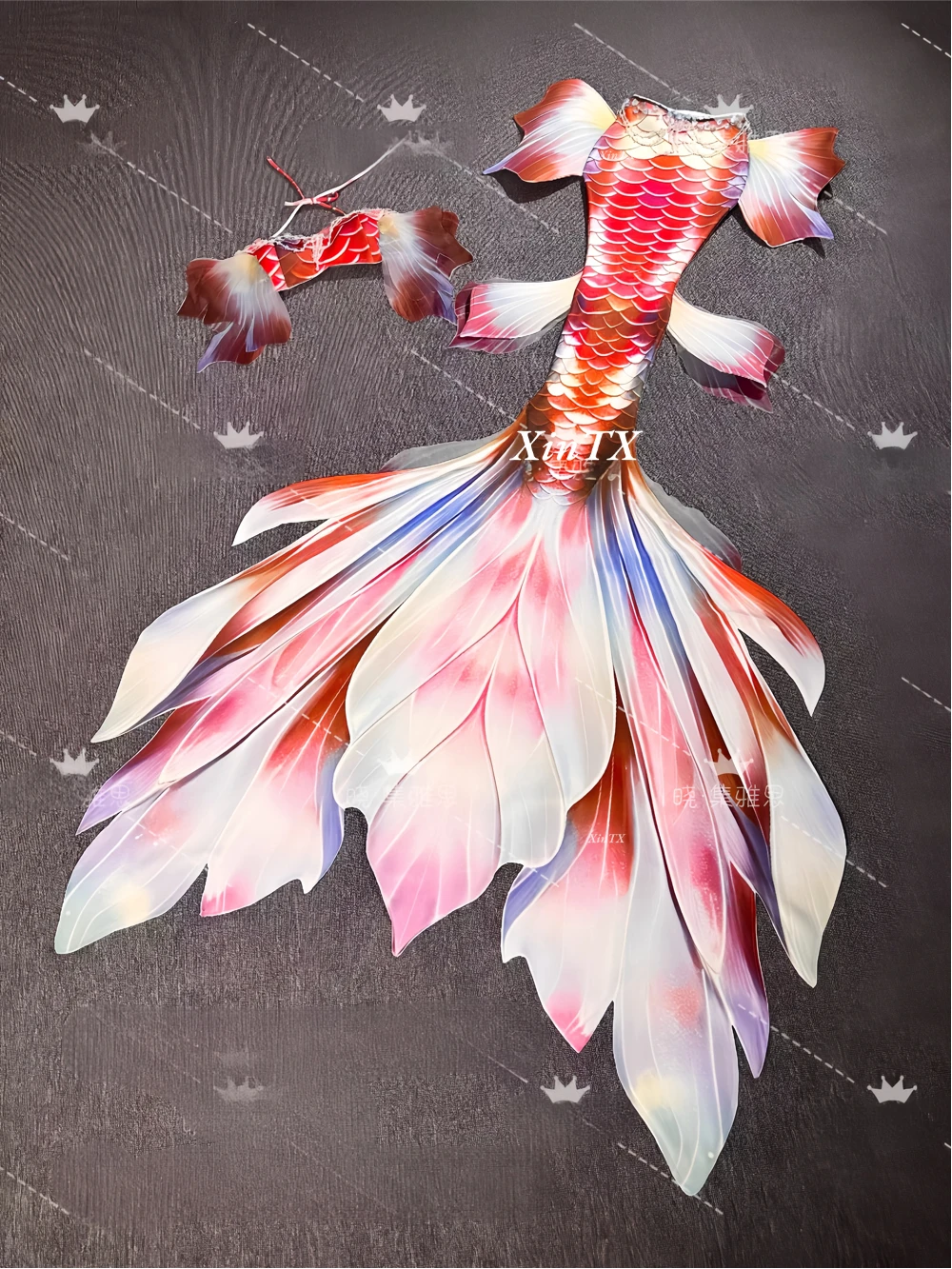 High-quality mermaid tail swimsuit custom sizes aquarium performance original design fish skin cosplay view 2