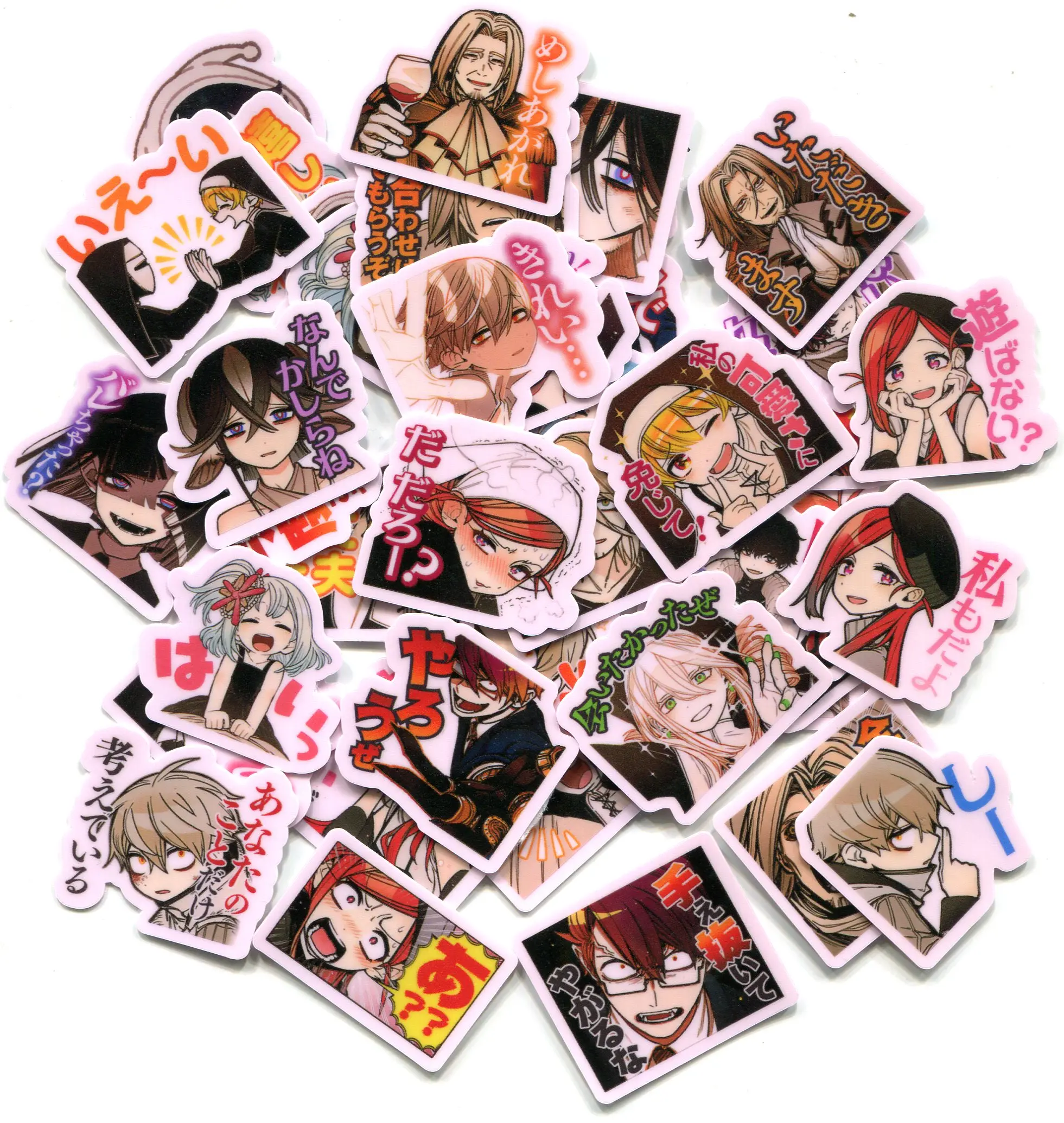 

40 шт., наклейка «Сделай экзорцист, падение в любви», 3 см