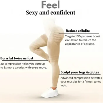 Women 3D Cellulite Leggings 6
