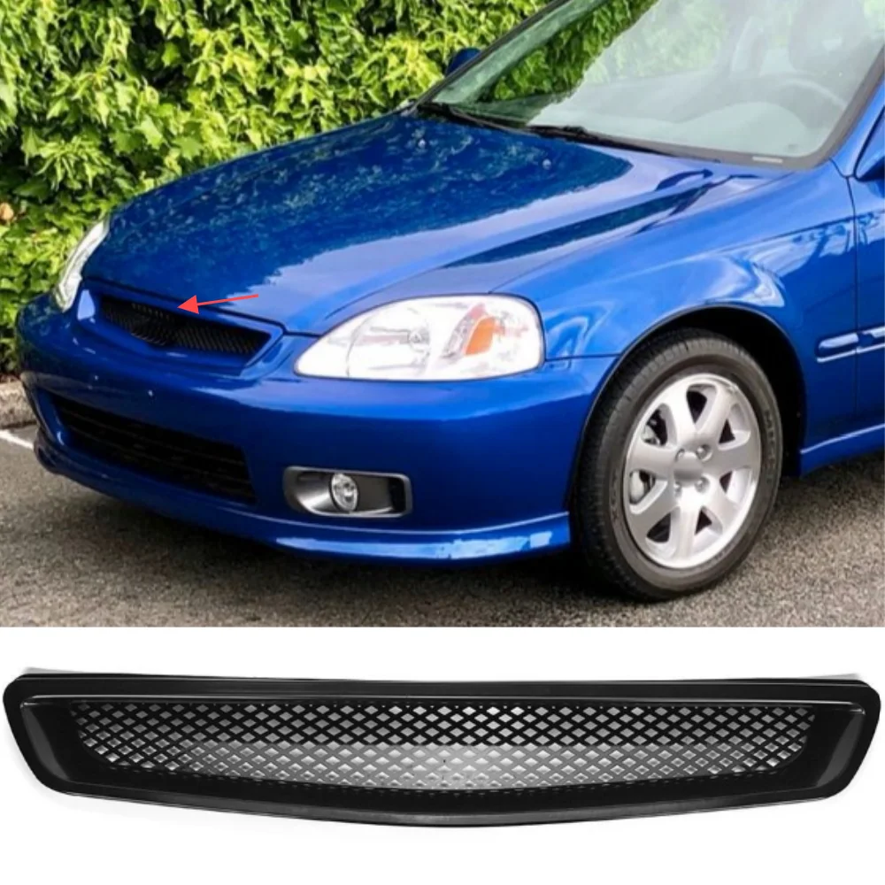 For the upper grille of the front bumper of the 1999-2000 Honda Civic