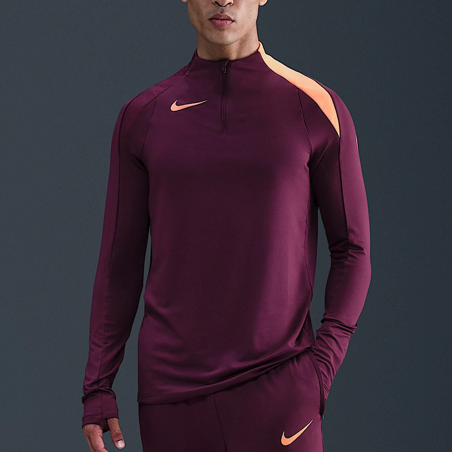 Nike Authentic Strike Dri-FIT Men's Sports Long Sleeve Top HV6402-610