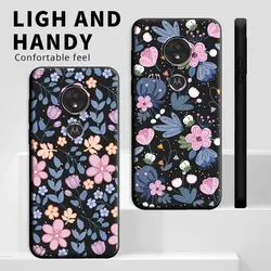For Motorola Moto G6 Play Plus Case Cartoon Cute Cat Flower Shockproof Silicone Soft Phone Case For Moto G7 Power Back Cover
