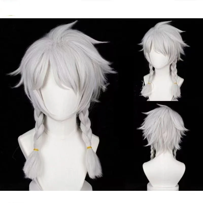 

Декоративный главный герой Identity v Under the Truth The Prophet White ProphecycosWig Anti-Frizz Короткие волосы