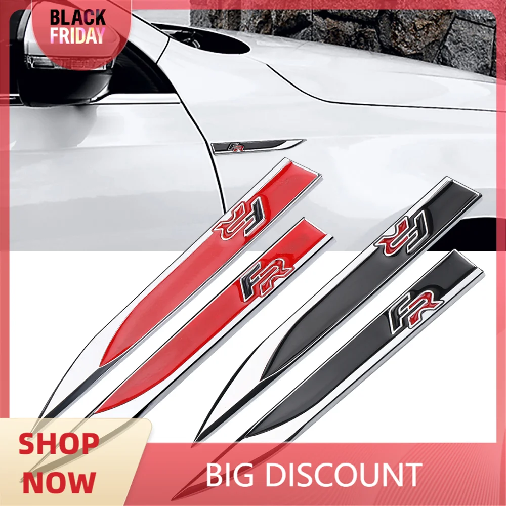 For SEAT FR Arona Cupra Exeo Leon Mk1 5f 1p Ibiza 6j Arosa Car Metal Alloy Badge Car Body Side Wing Fender Decoration Stickers