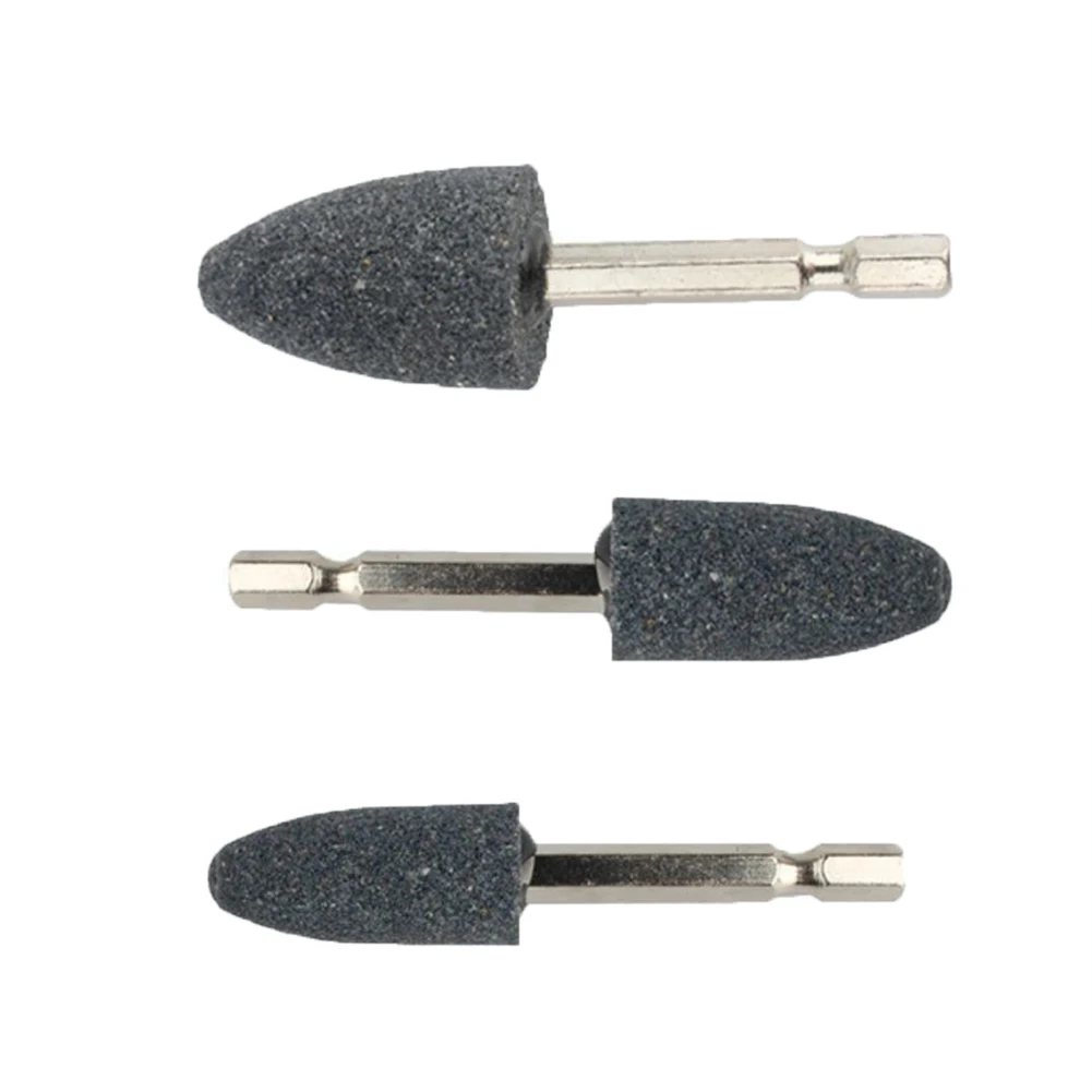 1 Pcs Conical Hexagonal Shank Grinding Wheel Ening Head Portable Grinding Drill Tool Power Tool Accessories