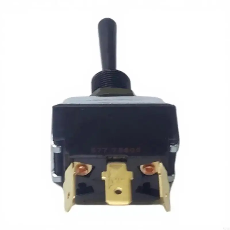 M76E Kippschalter Hebelsteuerung 8956K647 für Armaturenbrett-Elektrik, Drei-Flachstecker-Anordnung mit schwarzem Gehäuse – Detail 5
