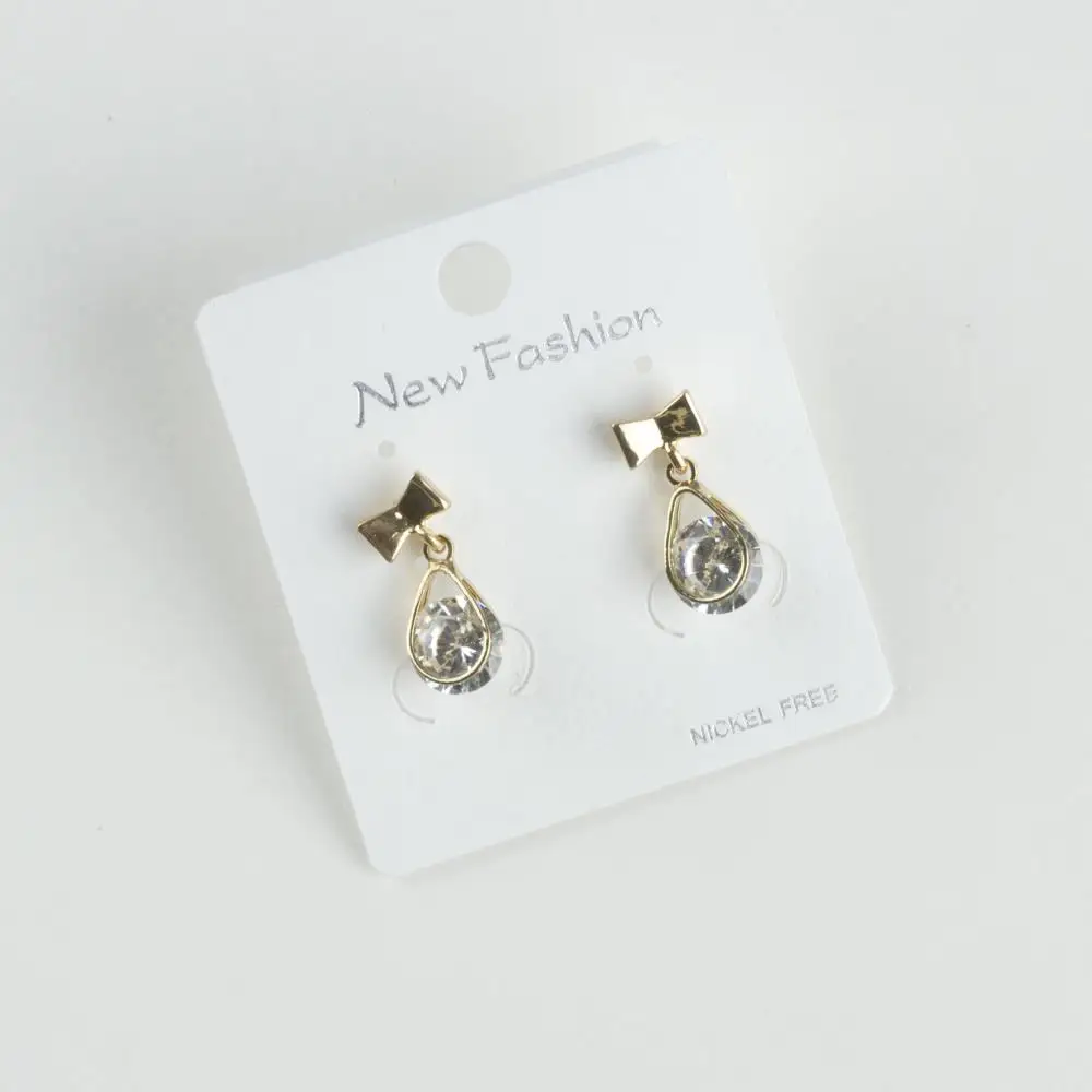 Drop Cubic Zirconia Earrings