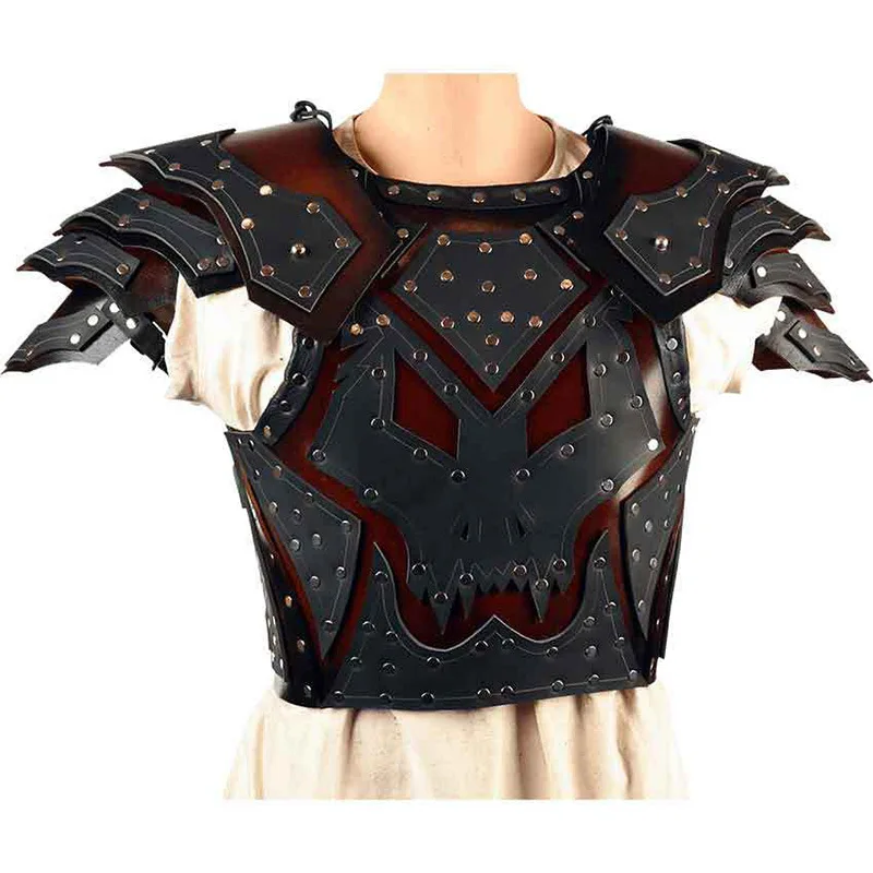 New European Ancient Medieval Renaissance Viking Knights COSPLAY Leather Armor Body Armor Party Props Adjustable