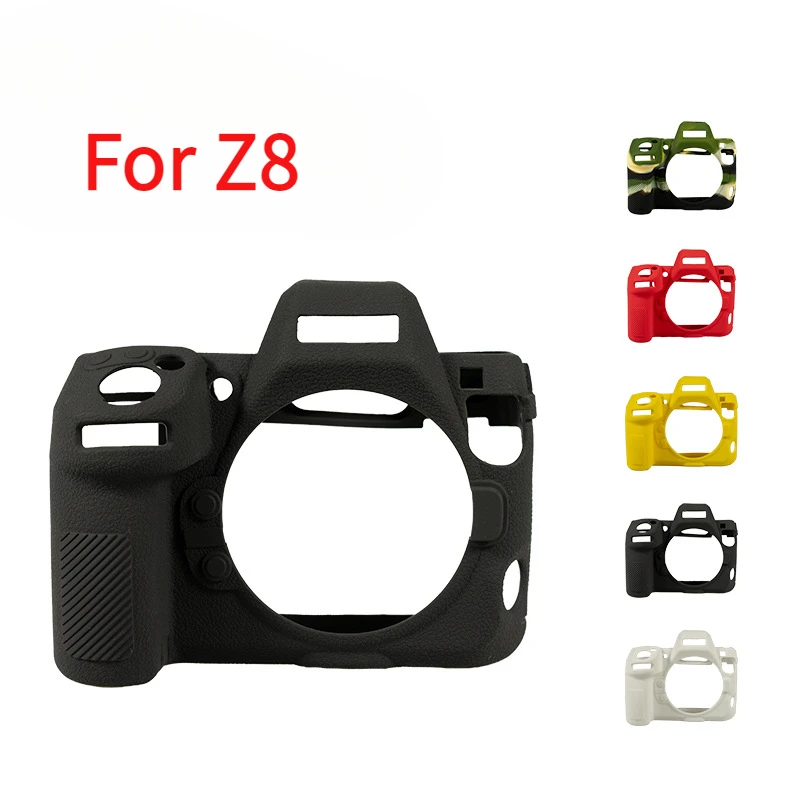 Camera Protective Cover for Nikon Z8 Litchi Pattern Silicone Case Protective Shell Body Protection Accessories