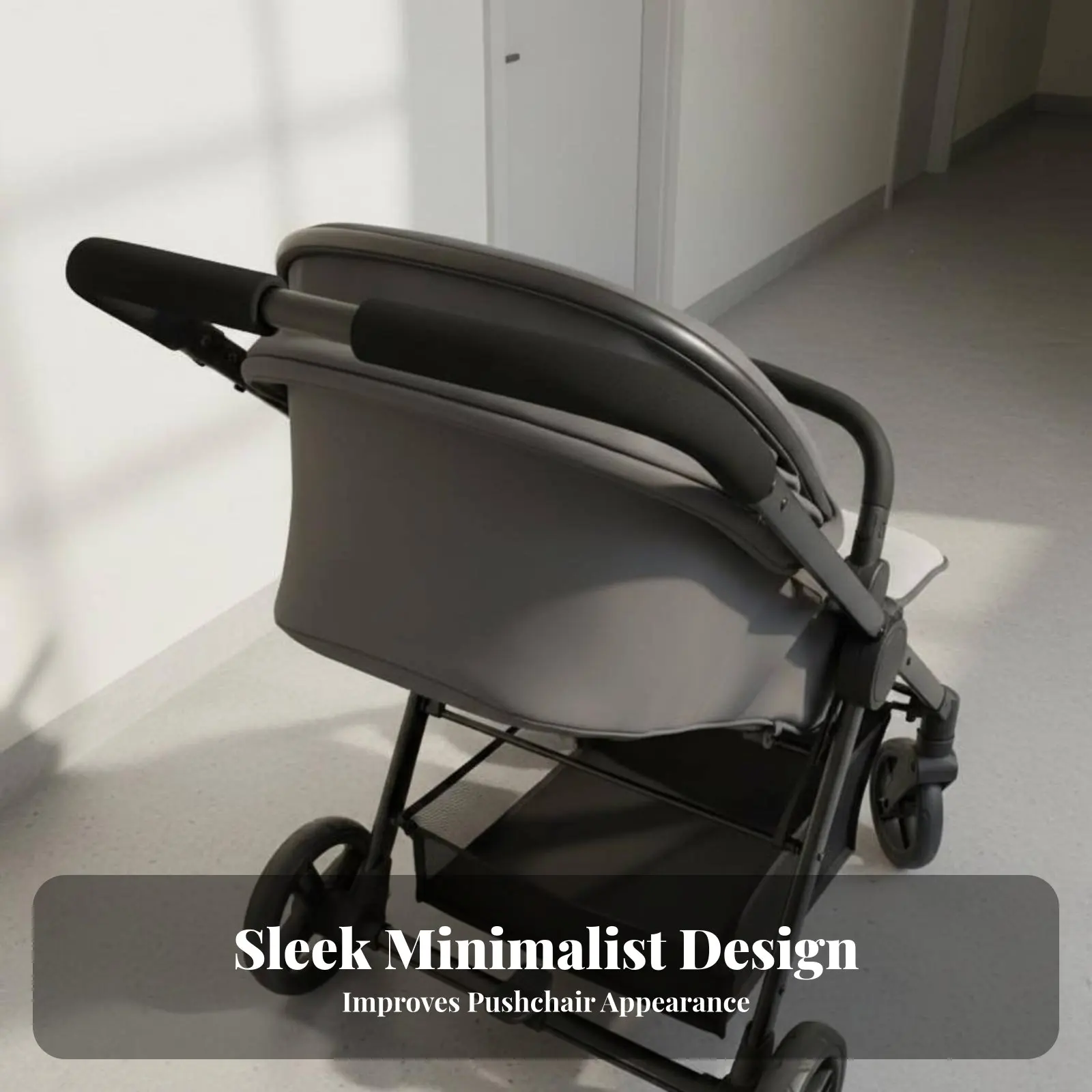 

2 Pieces Umbrella Baby Carriage Push Bar Cover Universal Fit Baby Carriage Handle Sleeve Pram Handlebar Protector Easy