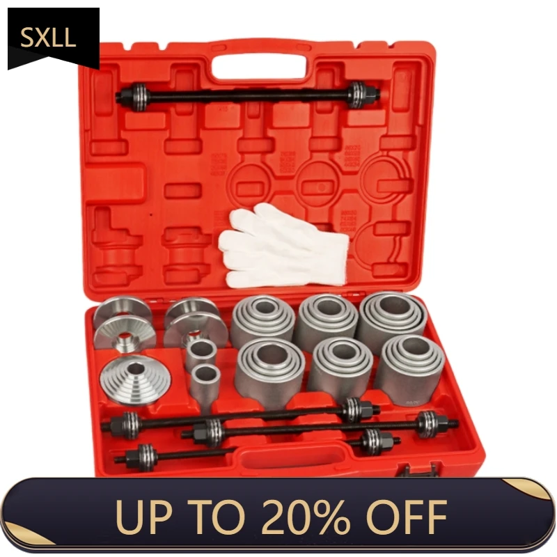 

SXLL Good Sale 36 Pieces Automotive Universal Removal and Installation Bushing Bearing Kit Removal and Insertion Tool Set 45 #C