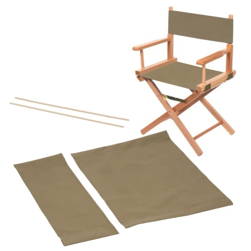 غطاء كرسي مقاوم للغبار ومقاوم للماء من قماش أكسفورد لمقعد نادي المخرج كاكي #5