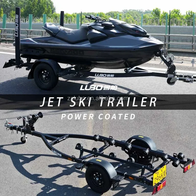 China LUBO New Design Welding Frame   Motorboat Trailer WaveRunner Trailer Jet Ski Trailer